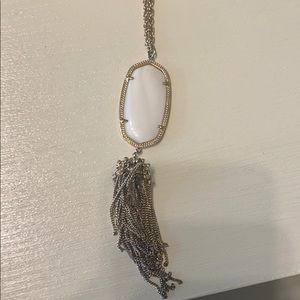 Kendra Scott White and Gold Necklace